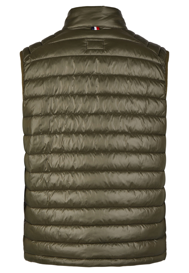 Sportliche Filler Weste H-ECO, Dark green Rückansicht
