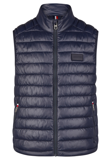 Sportliche Filler Weste H-ECO, Midnight blue Frontansicht