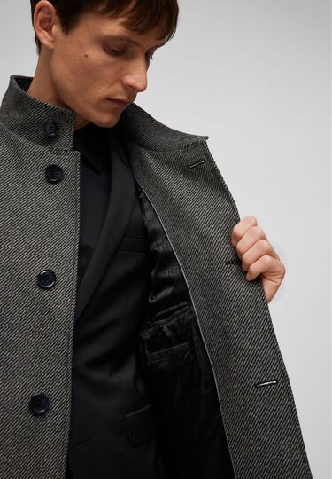 Woll-Mantel, Grey Detailansicht 1