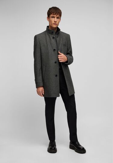 Woll-Mantel, Grey Detailansicht 2