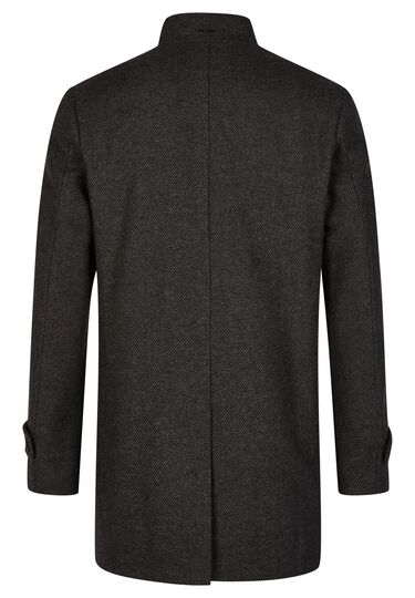 Wool coat, grey Rückansicht