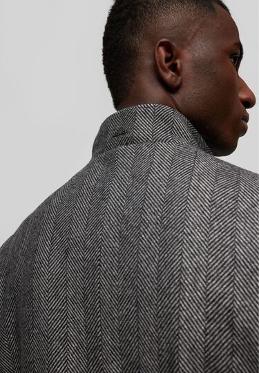 Wool coat, grey Detailansicht 1