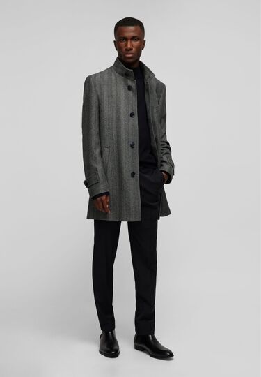 Wool coat, grey Detailansicht 2