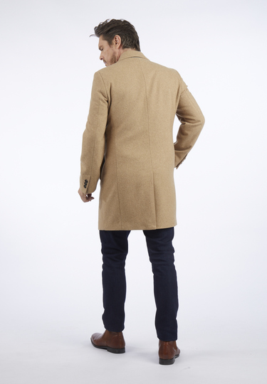 Chesterfield Wollmantel, camel Detailansicht 1