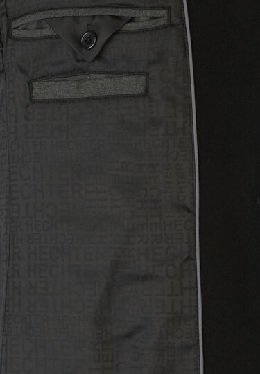 Chesterfield Woll Mantel, Black Detailansicht 2