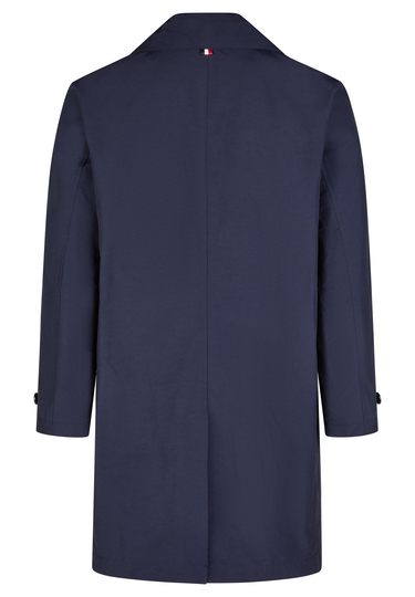 Urbaner halb gefütterter "H-ECO" Mantel, Midnight blue Rückansicht