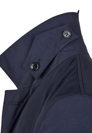 Urbaner halb gefütterter "H-ECO" Mantel, Midnight blue