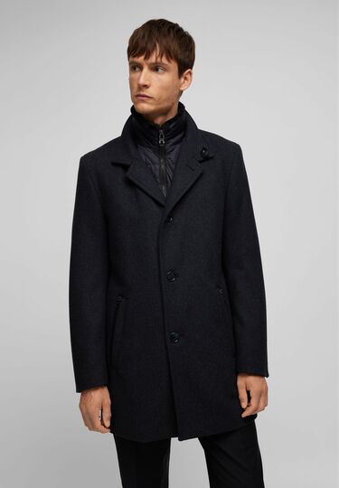 Wolljacke, Anthracite Frontansicht