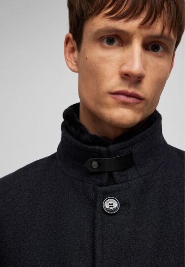 Wolljacke, Anthracite Detailansicht 1