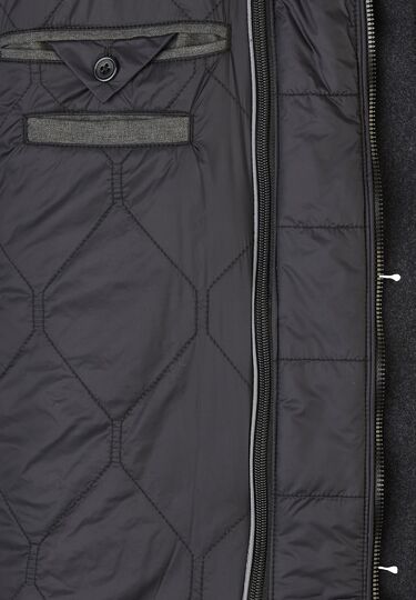 Wolljacke, Anthracite