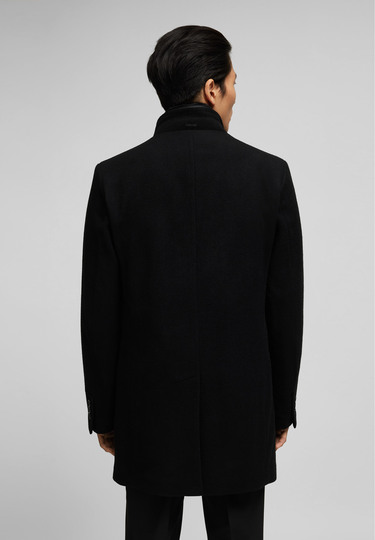 Wolljacke, Black Rückansicht