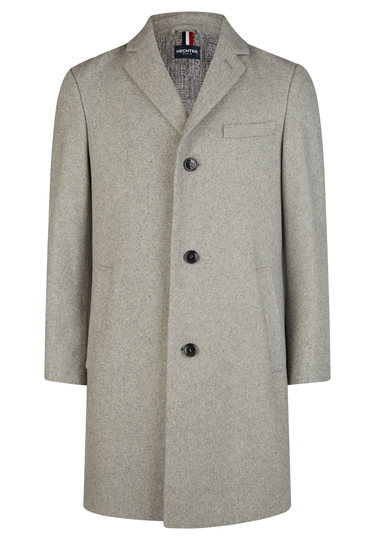 Manteau en laine Chesterfield, silver Frontansicht