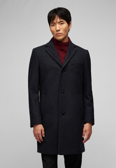 Manteau en laine Chesterfield, anthracite 