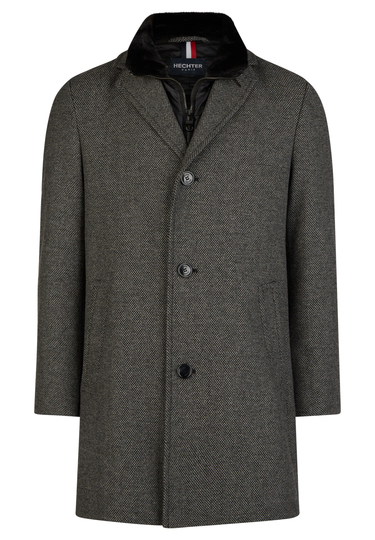 Wool coat, grey Frontansicht