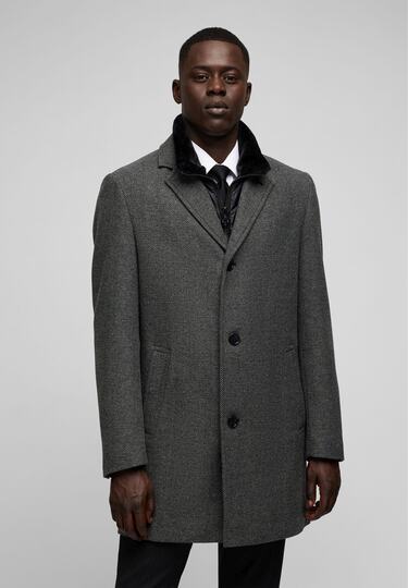 Wool coat, grey