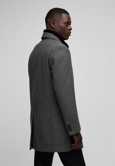 Wool coat, grey