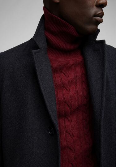 Wollmantel, anthracite