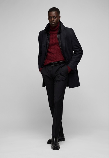 Wollmantel, anthracite