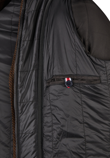 Eleganter Wollmantel, hazelnut Detailansicht 1