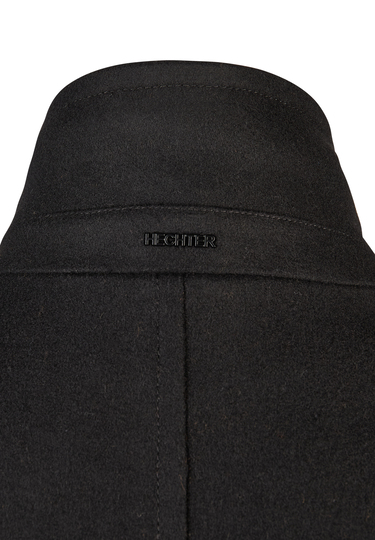 Eleganter Wollmantel, black Detailansicht 1
