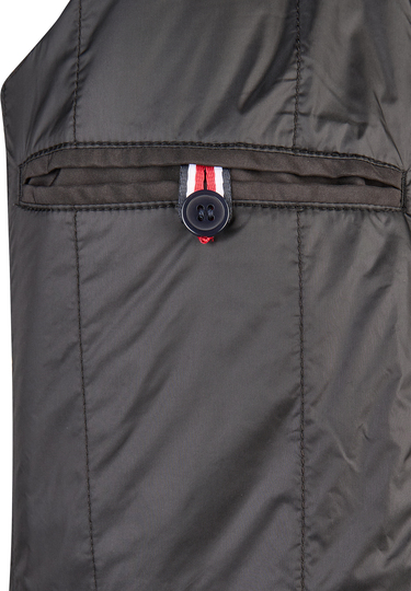 Eleganter Wollmantel, black Detailansicht 2