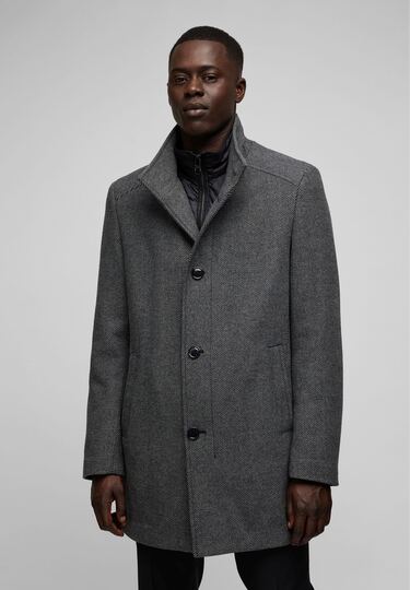 Wool coat, grey