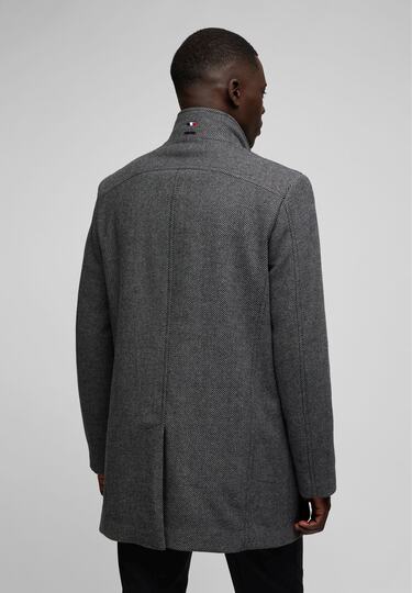 Wool coat, grey