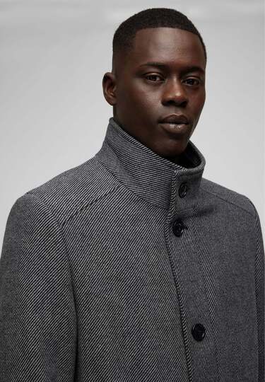 Wool coat, grey