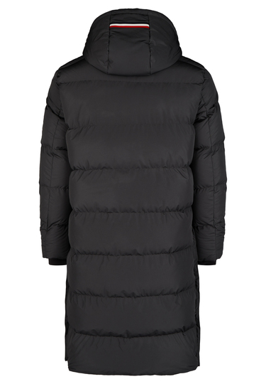 Down coat, black Rückansicht