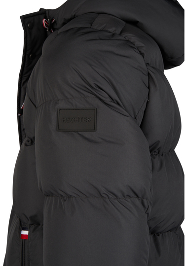 Down coat, black Detailansicht 1