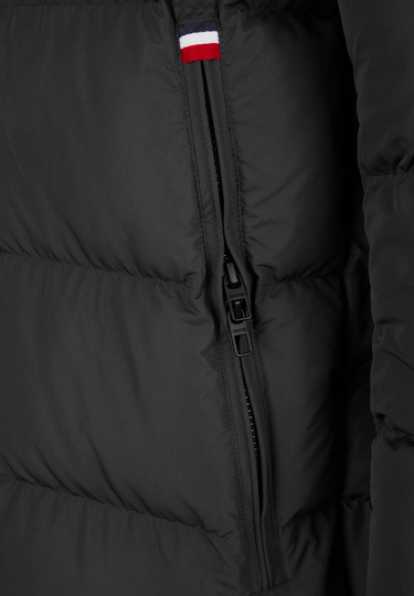 Down coat, black Detailansicht 2