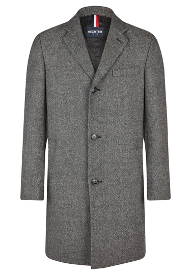 Manteau Chesterfield, black Frontansicht