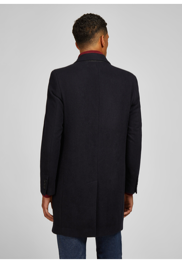 Eleganter Chesterfield-Mantel, navy