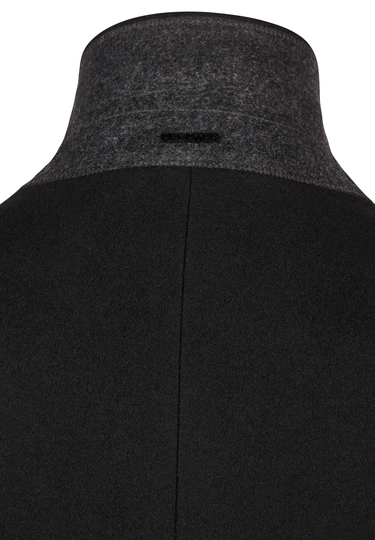 Eleganter Chesterfield-Mantel, black Detailansicht 1