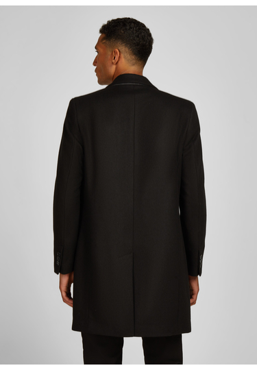 Eleganter Chesterfield-Mantel, black