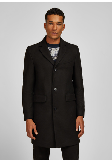 Eleganter Chesterfield-Mantel, black