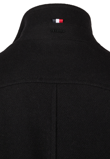 Eleganter Wollmantel, black Detailansicht 1