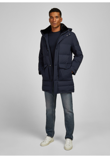 Eleganter Mantel, midnight blue