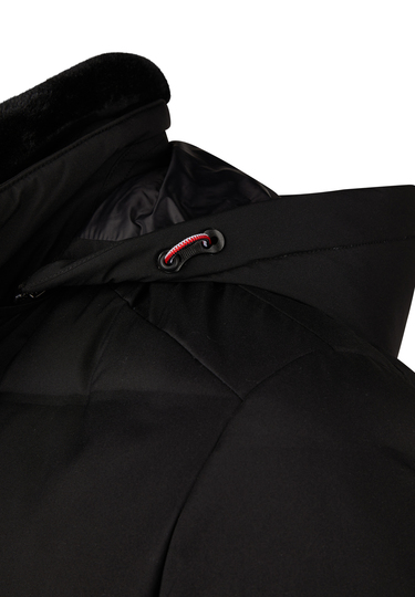 Eleganter Mantel, black