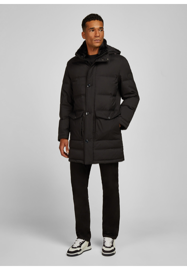 Eleganter Mantel, black