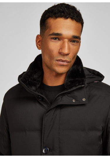 Eleganter Mantel, black