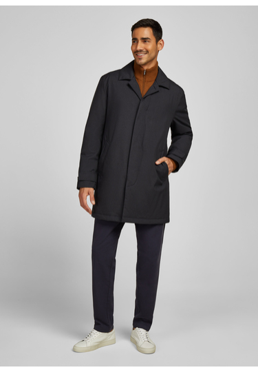 Eleganter Regenmantel, midnight blue