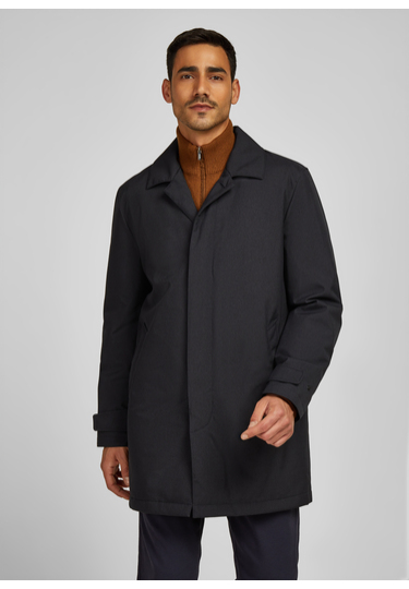 Eleganter Regenmantel, midnight blue