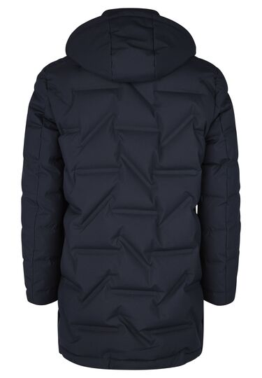 REAL DOWN Mantel, Midnight blue Rückansicht