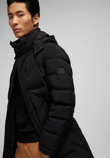 REAL DOWN Mantel, Black