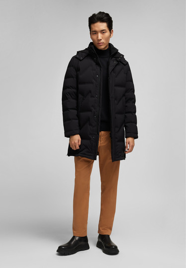 REAL DOWN Mantel, Black