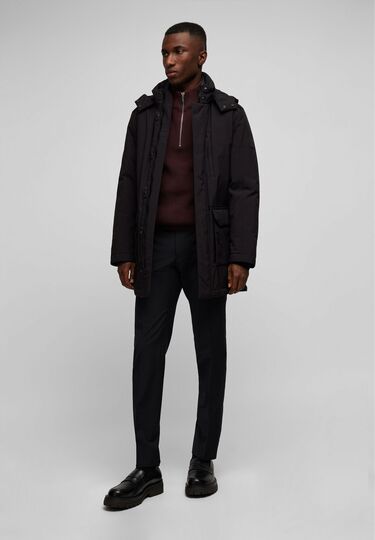 H-XTECH-PROTECT Parka-Mantel, black Detailansicht 2