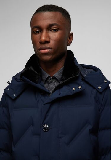 REAL DOWN Parka-Mantel, midnight blue Detailansicht 1