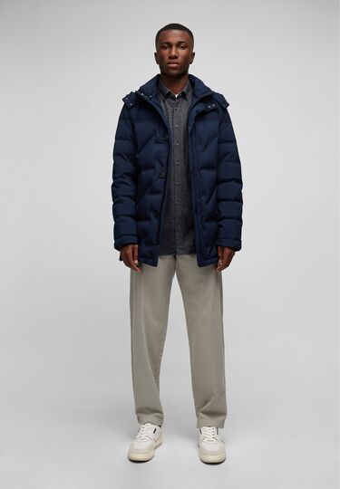 REAL DOWN Parka-Mantel, midnight blue Detailansicht 2