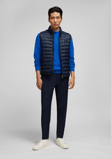 Sporty filler waistcoat, midnight blue Detailansicht 2